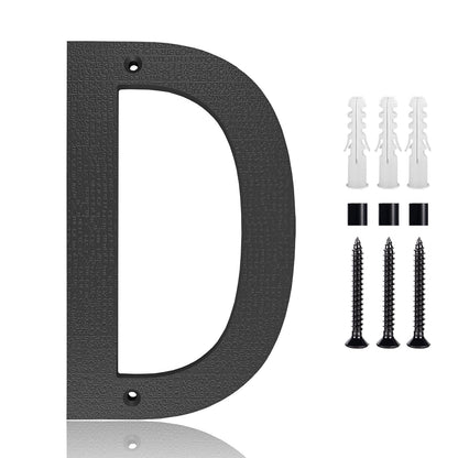 Stylish Black ABS House Numbers: 8" & 10" Options