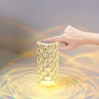 Decorative Table Lamp for Bedroom - Rose Design Nightlight Gift