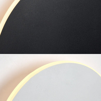 Round Wall Lamp with Induction – High-Grade Solar Eclipse for Bedroom and Corridor