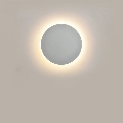Round Wall Lamp with Induction – High-Grade Solar Eclipse for Bedroom and Corridor