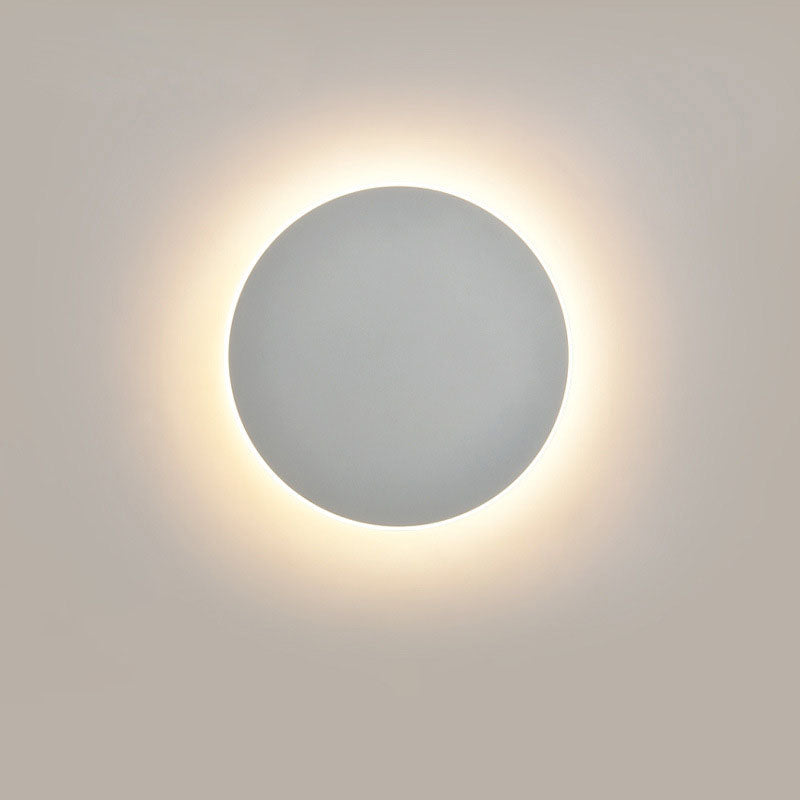 Round Wall Lamp with Induction – High-Grade Solar Eclipse for Bedroom and Corridor