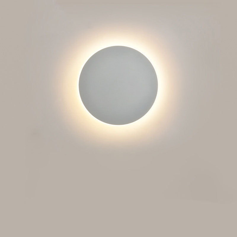 Round Wall Lamp with Induction – High-Grade Solar Eclipse for Bedroom and Corridor