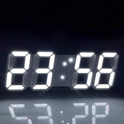 Sleek 3D LED Wall and Desk Clock for Modern Living Spaces
