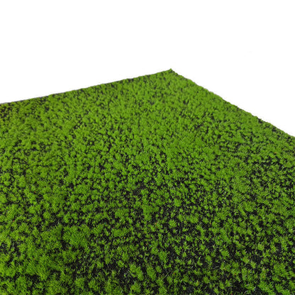 Green Artificial Turf with Moss-Like Plant Appearance