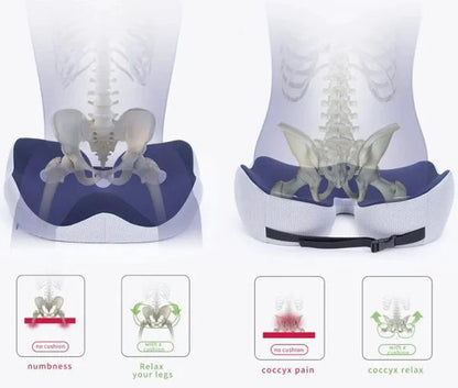 Ergonomic Seat Cushion for All-Day Comfort and Pain-Free Sitting
