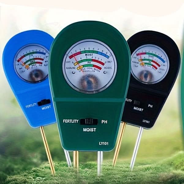 Three-in-One Soil Tester for Garden Use
