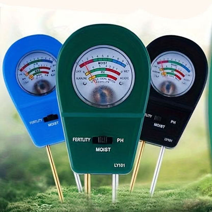 Three-in-One Soil Tester for Garden Use