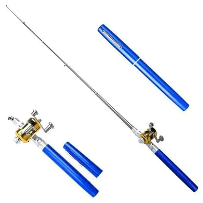 Compact Travel Fishing Rod and Reel Set | Lightweight Aluminum Gear