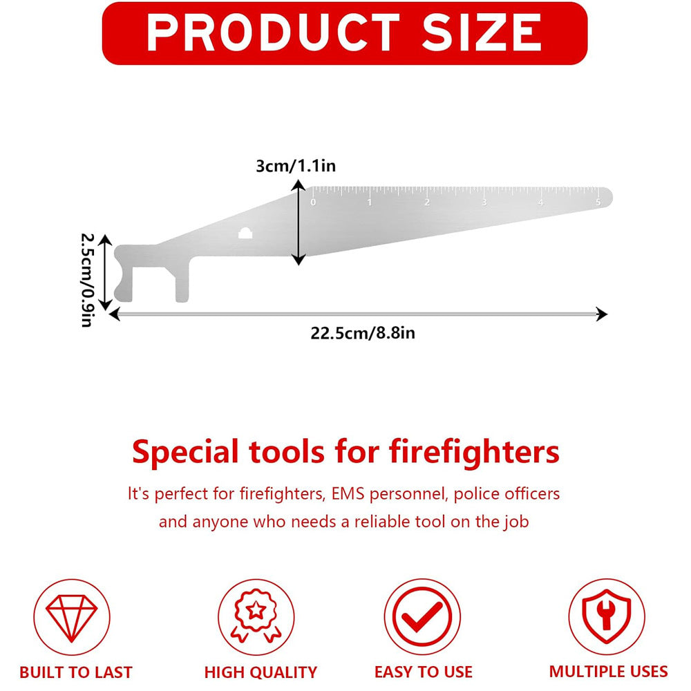 Compact Stainless Steel Access Tool for Authorized Personnel
