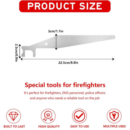 Compact Stainless Steel Access Tool for Authorized Personnel