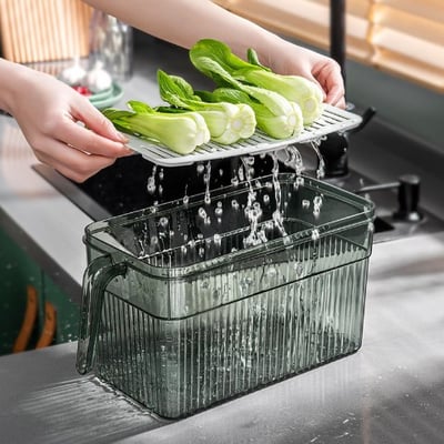 Clear Storage Solution for Enhanced Organization and Freshness