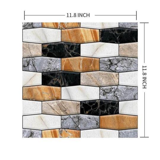 Dynamic 3D Adhesive Wall Decor Set