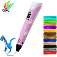 Pink + 20 Pieces Color Filament (100M)