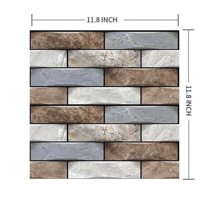 Dynamic 3D Adhesive Wall Decor Set