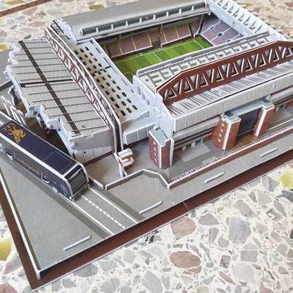 3D Football Stadium Puzzle Model