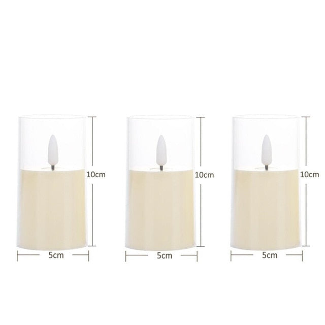 LED Candle Set for Creating a Safe and Cozy Atmosphere