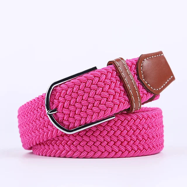 Stretchy Casual Belt Crafted from Elastic Fabric