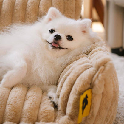 Washable Soft Pet Bed for Comfort and Relaxation