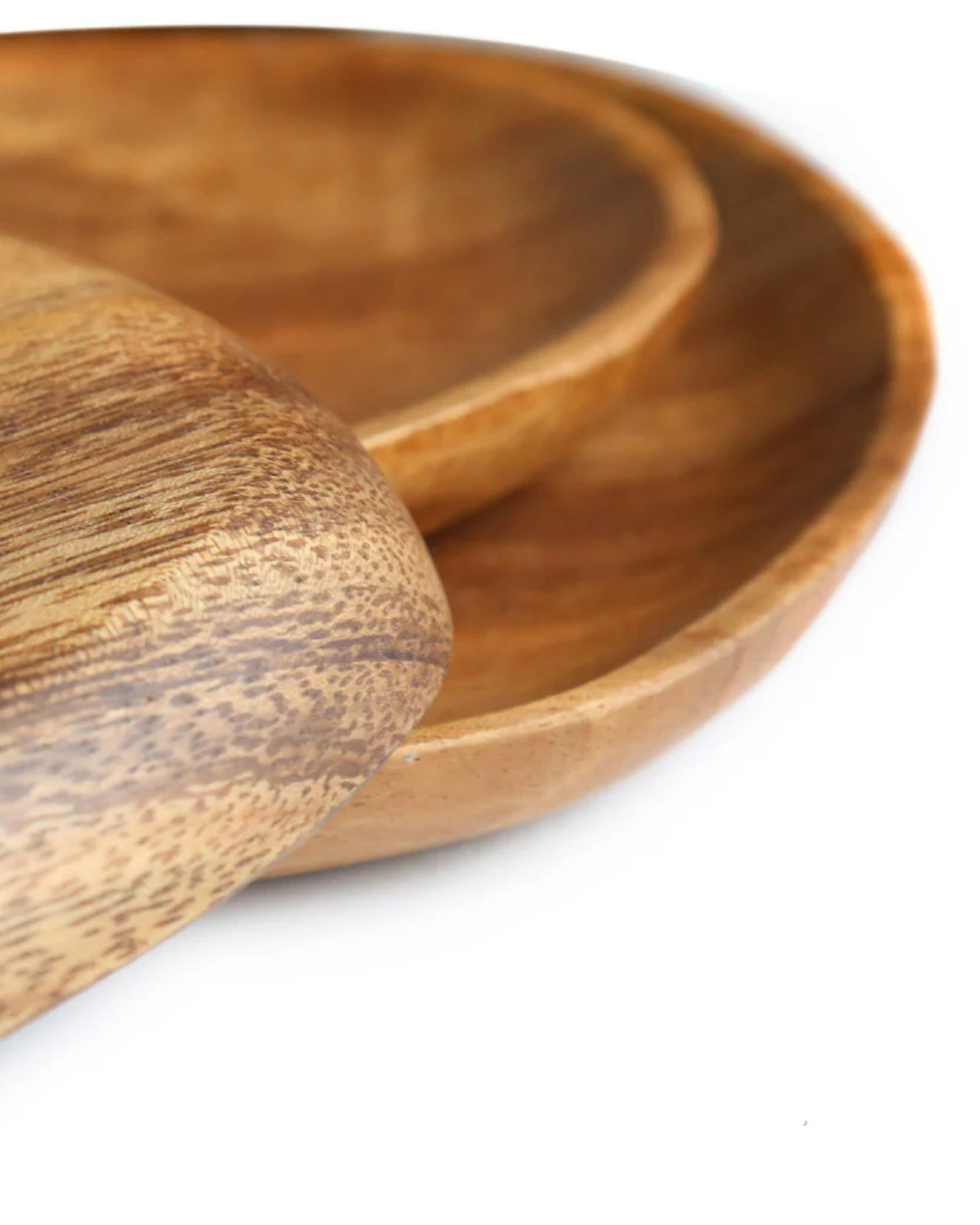 Rustic Wooden Platter Set – Natural Serving Tray for Kitchen Decor