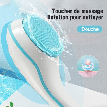 All-in-One Electric Body Scrubber with 5 Brush Heads