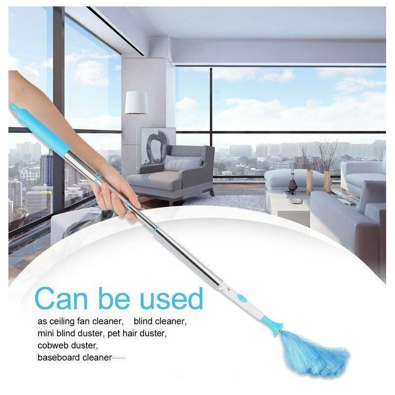 Versatile 360° Electric Dust Cleaner with Dual Brushes