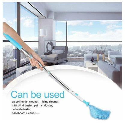 Versatile 360° Electric Dust Cleaner with Dual Brushes