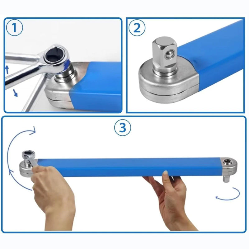 Versatile Extended Wrench for Tight Spaces