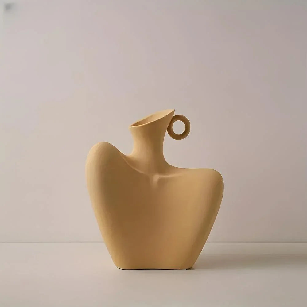 Contemporary Ceramic Vase for Floral Arrangements