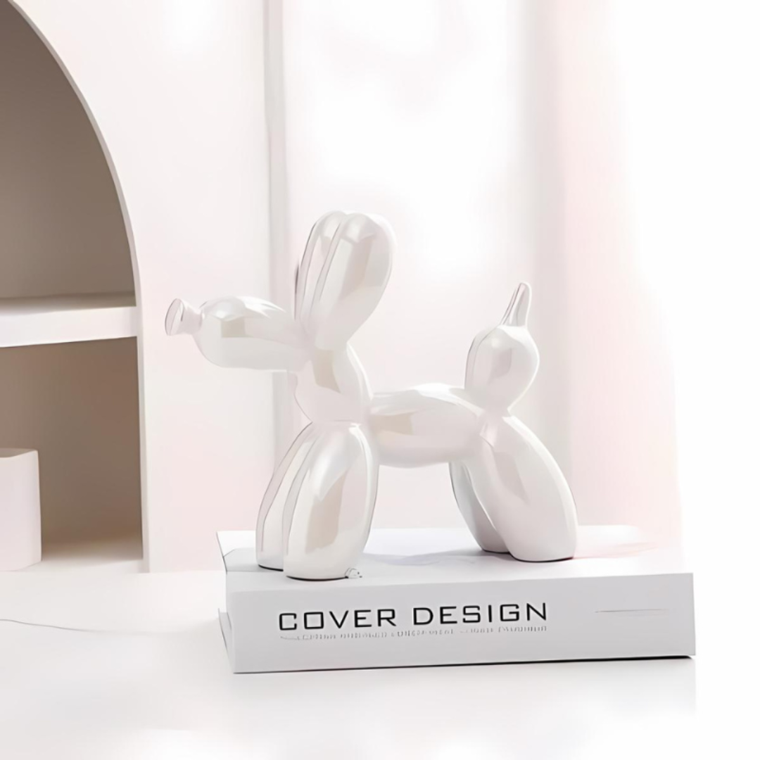 Decorative Ceramic Balloon Dog Statue