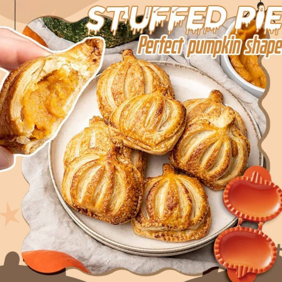 Autumn Mini Pie Maker | Effortlessly Create Festive Treats