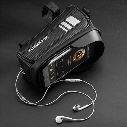 Top Tube Frame Bag for Bicycles - Phone Holder