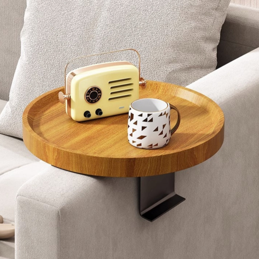 Stylish Wooden Armrest Tray for Your Sofa