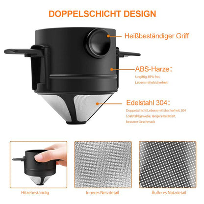 Stainless Steel Coffee Filter Mug