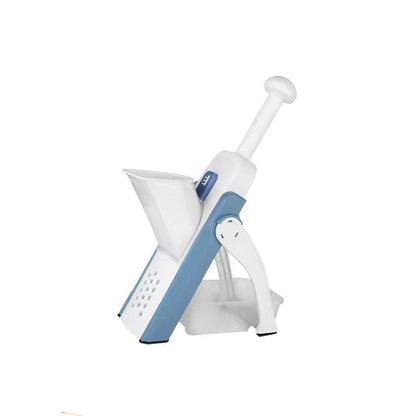 Versatile Vegetable Slicer with Adjustable Safety Features