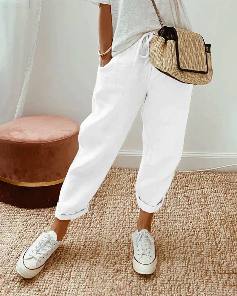 Casual and Stylish Linen Trousers