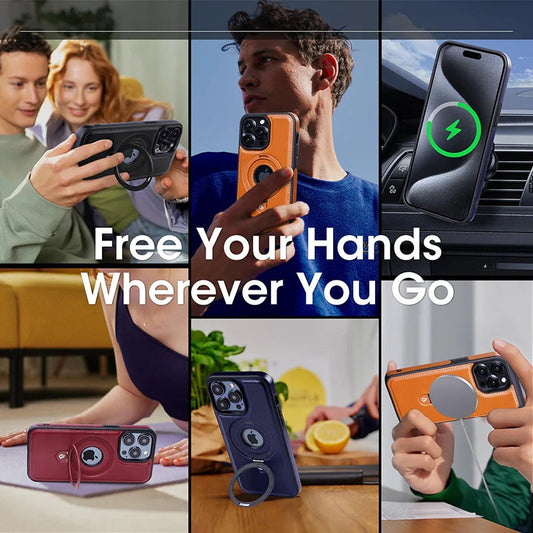 Modern Business Style Phone Case with Stand Feature