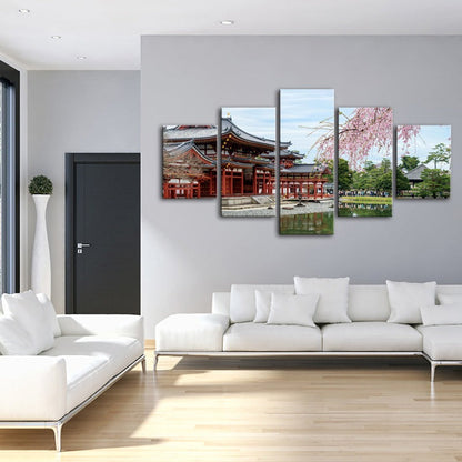 5-Piece Blossom Charm - Canvas Art Set for Your Home