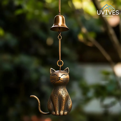 Handcrafted Wind Chime for Cat Lovers
