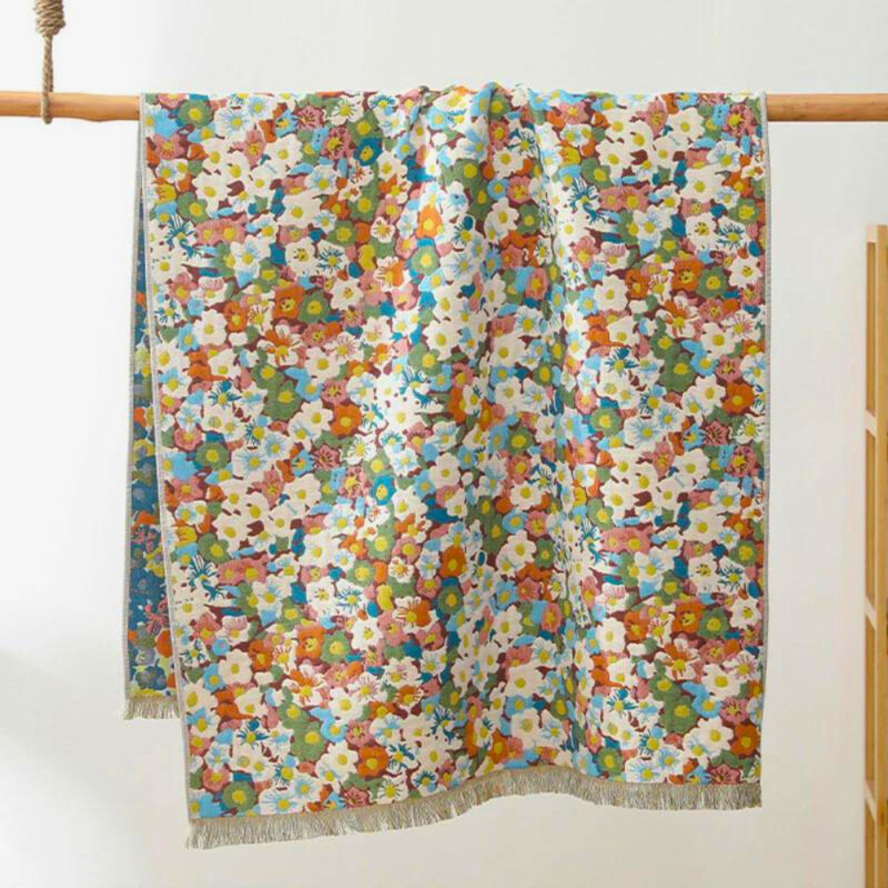 Charming Blossom Reversible Bath Towel
