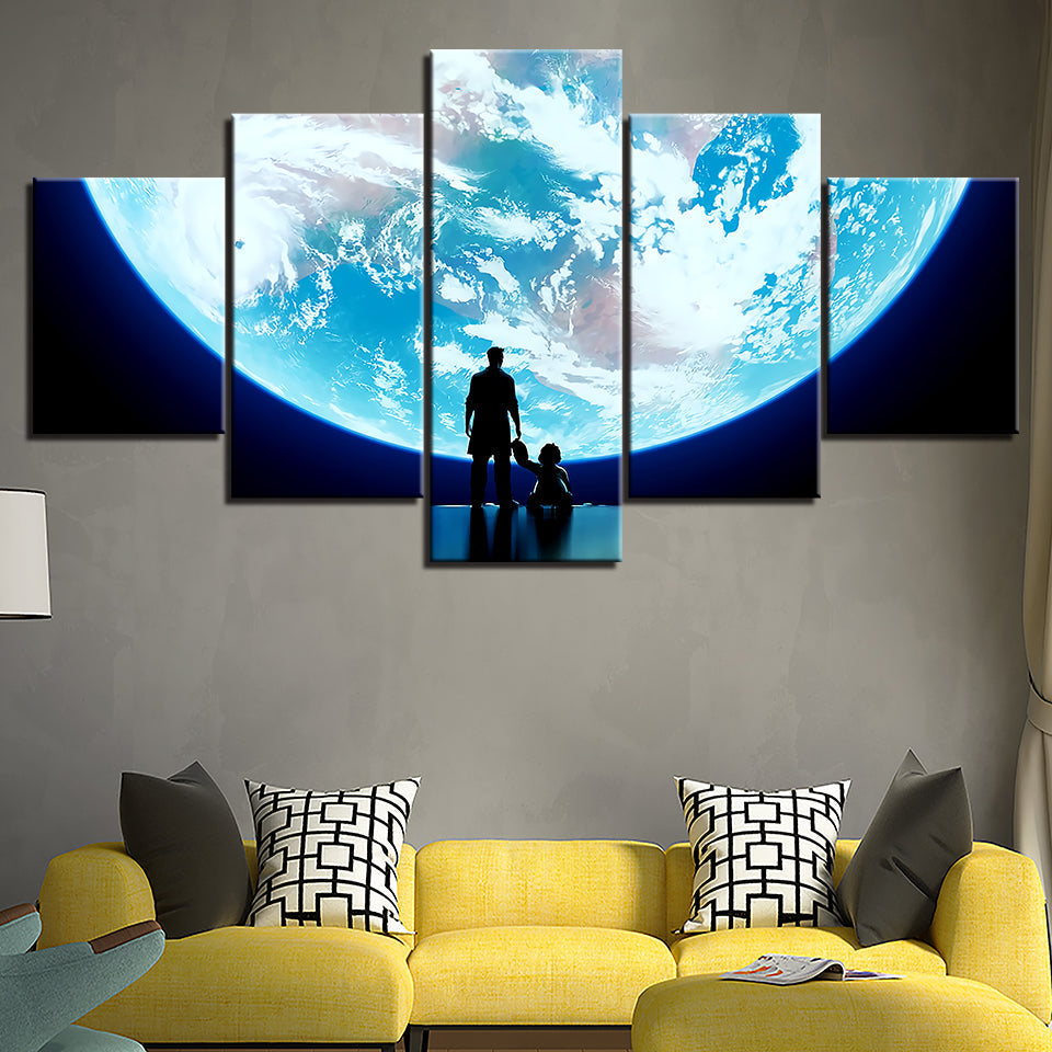 Large Canvas Artwork - World Landscape Wall Decor