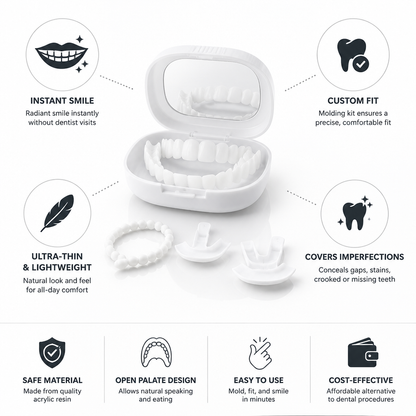 SlimFit Custom Dental Veneers with Molding Kit
