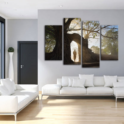 Serene Nature Canvas Art Set - 4 Piece Wall Decor