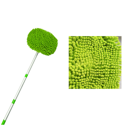 Extendable Car Cleaning Mop 57–115 cm | Scratch-Free Microfiber Head | Lightweight & Sturdy | Extra Mop Included