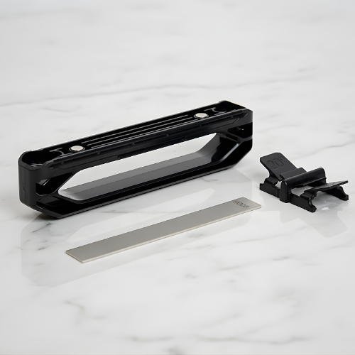 Compact Knife Sharpener with Dual-Stage System & Angle Guide