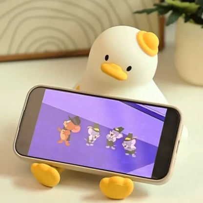 Touch-Controlled Rechargeable Night Light Lamp – Portable Squeeze Design