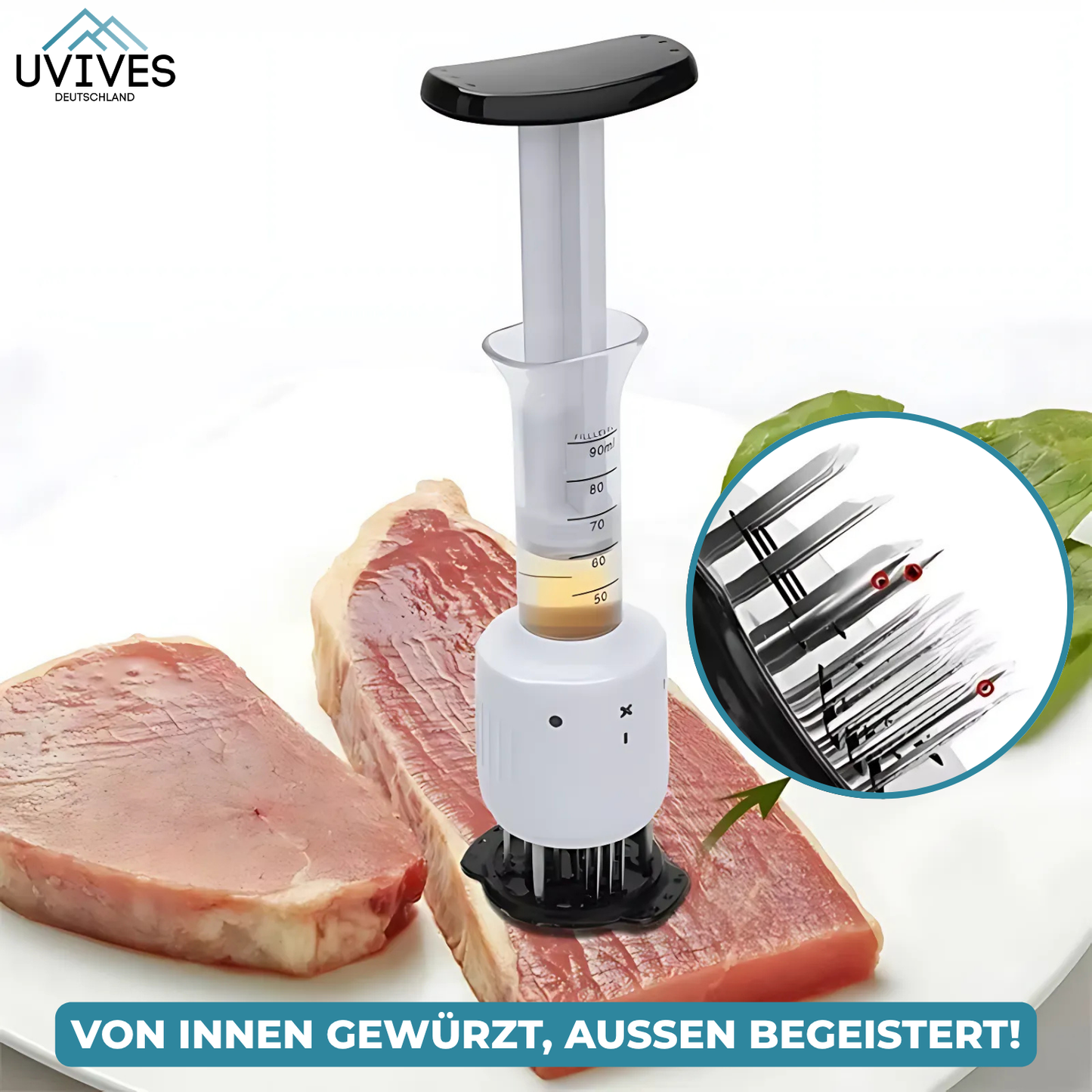 Tenderizes and Seasons Any Tough Cut Instantly