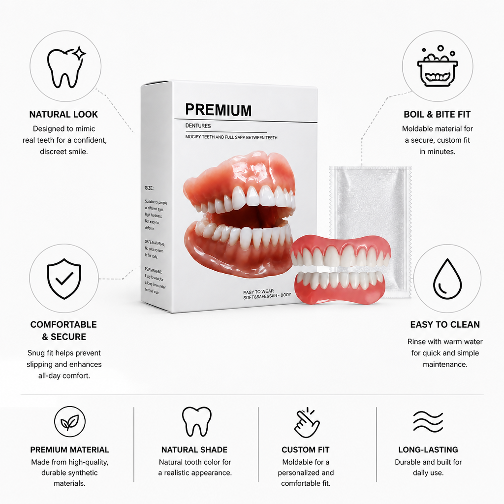Custom Fit Silicone Dentures for a Natural Smile