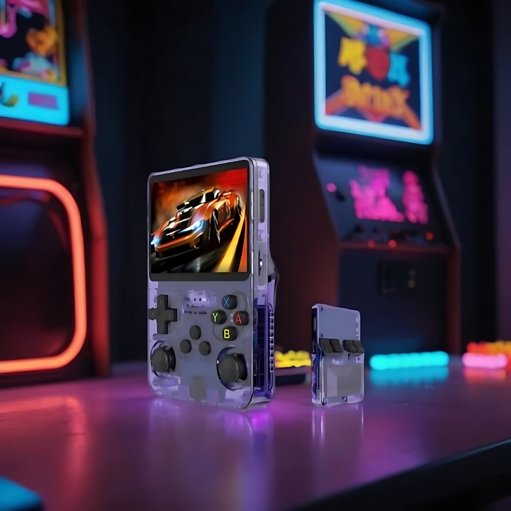 Portable Gaming Console – Classic Retro Style