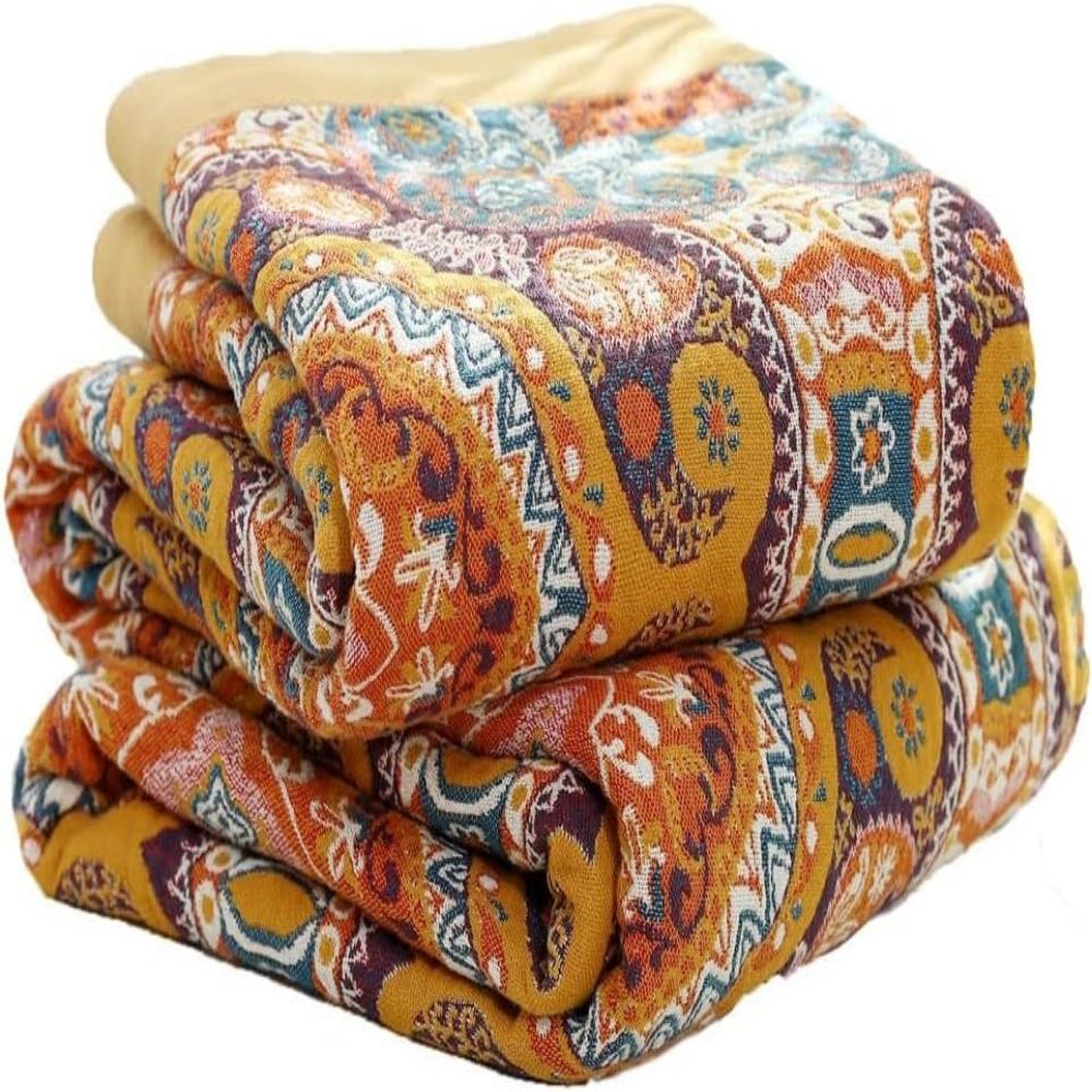 Chill Haven Dual-Sided Blanket | 100% Cotton Comfort