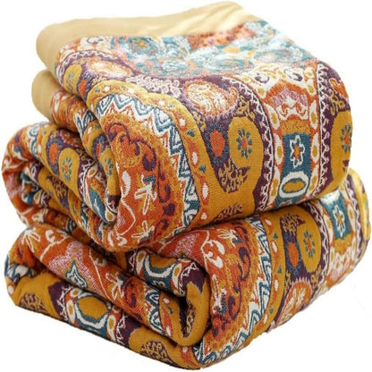 Chill Haven Dual-Sided Blanket | 100% Cotton Comfort